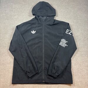 Adidas Yeezy Season 1 Kanye West Yeezus Tour Windbreaker Jacket Black Mens XL